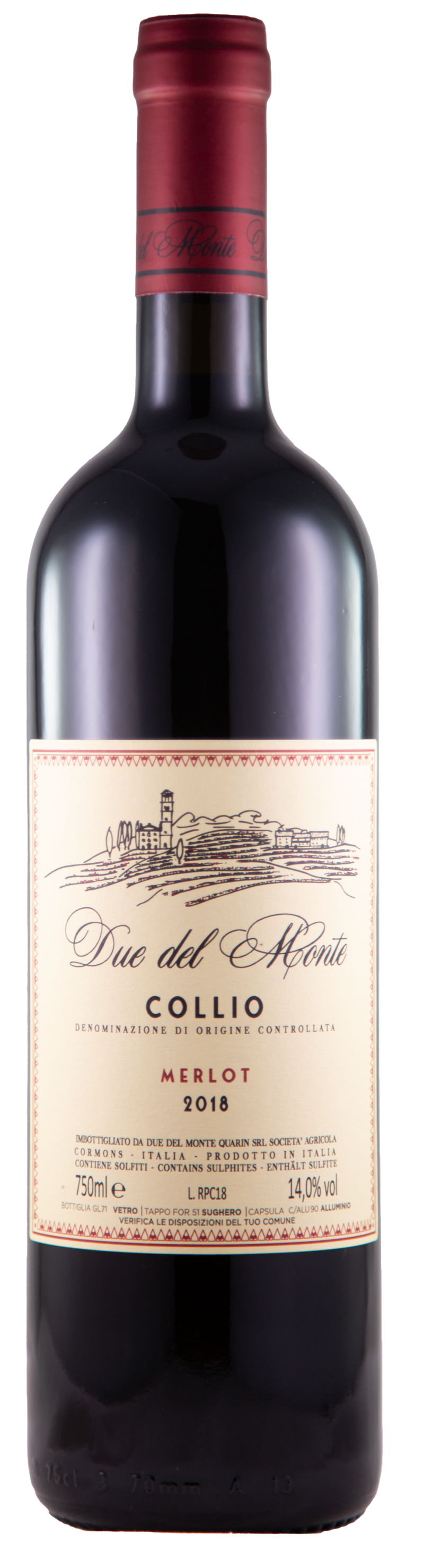 Merlot DOC Collio, 2018